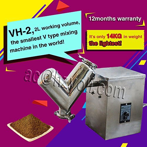 Yoli&reg; Electric Vh-2 Powder Mixer,pharmaceutical Chemical,food Powder Mixing Machine 110v/220v