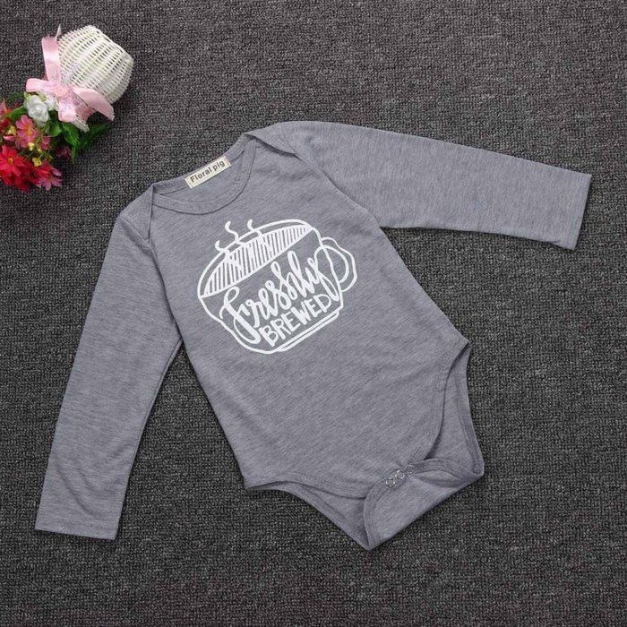 Jumpsuit ,BeautyVan Newborn Infant Clothes Baby Boy Girl Coffee Letter ...