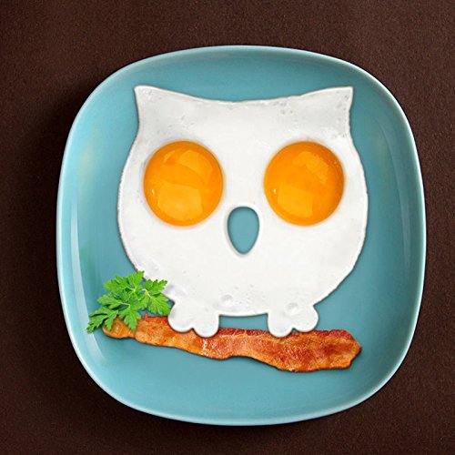 ensunpal store Silicone Owl Fried Egg Mold Pancake Egg N3