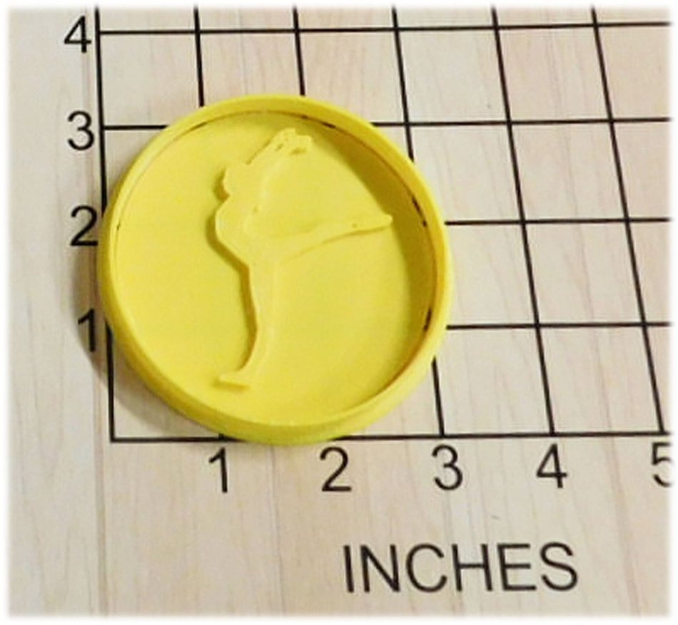 Gymnastics Gymnast Tumbling Cookie Cutter and Stamp #1014