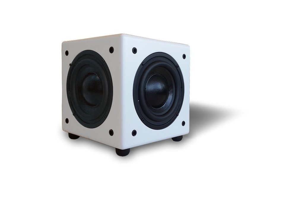 Pure Acoustics Snow Pro X3 100Watts Powered Subwoofer (Single, White) N3