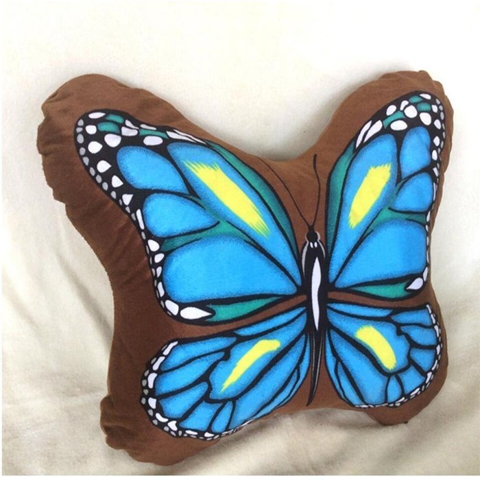 Pillow ,Beautyvan Butterfly Pillow Seat Sofa Cushion Comfort Cloth Cotton Soft Bed Cushion (Coffee) N3