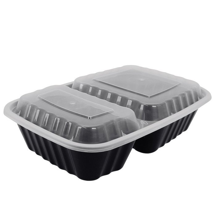 Freshware 20-Pack 7-Inch Round Bento Lunch Boxes with Lids - Stackable, Reusable, Microwave, Dishwasher & Freezer... N9