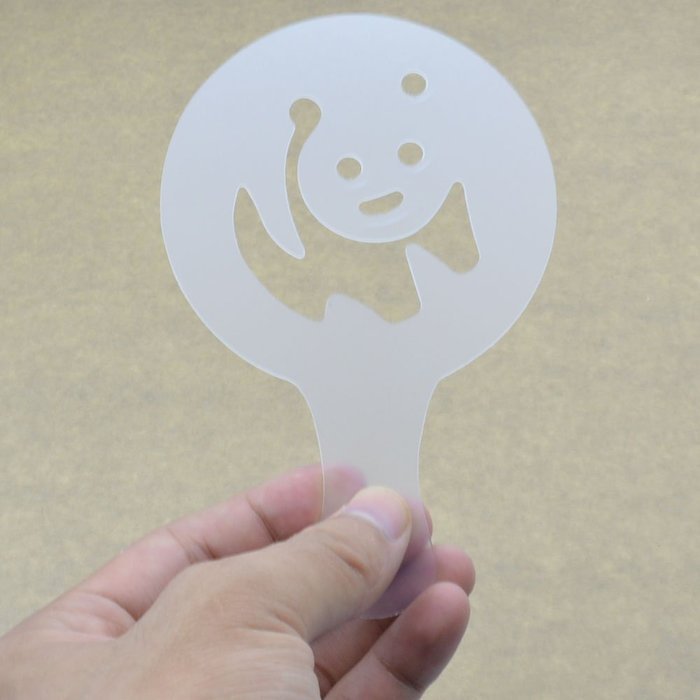 GXHUANG 16pcs Coffee Barista Cookies Stencils N3