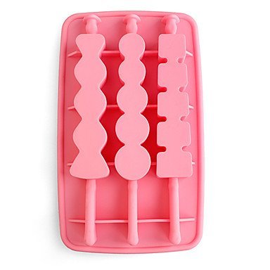 Sher Summer Candied Fruit Style 6 Colors Ice Cream Maker Mold Popsicle Molds Silicone Freezer Ice Pop Makers (... N4