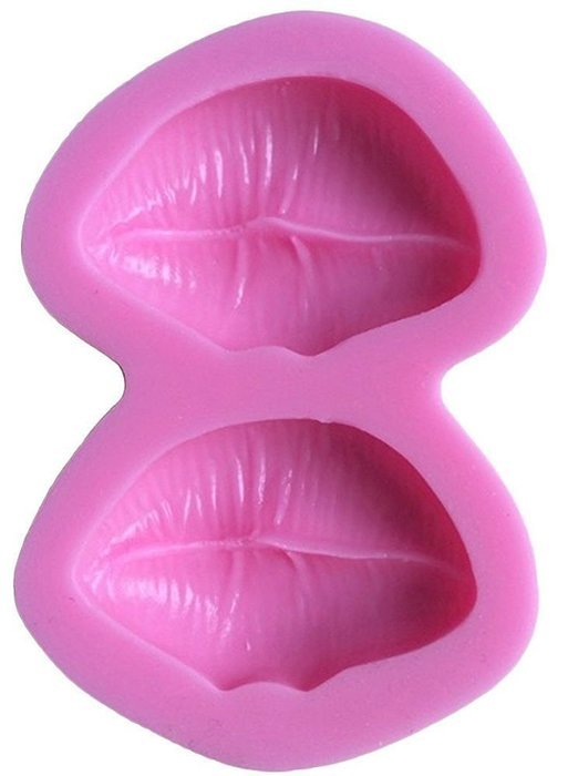 Fashionclubs Silicone 3D Lips Chocolate Mold Candy Making Kit Fondant Shoe Molds N5