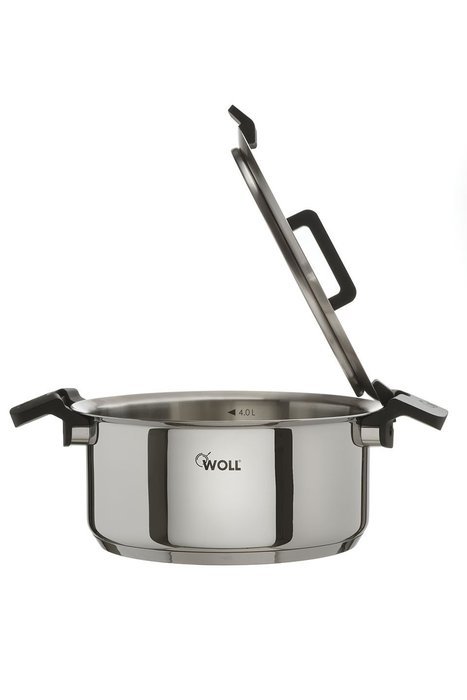Woll - Casserole Avec Couvercle En Verre 24cm Acier Inoxydable