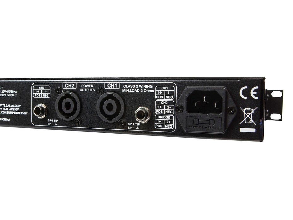Monoprice 300-Watt (150w RMS x 2) Studio Audio Amplifier N5