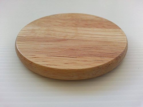 Kitchen Lover Set of 6 Wood Coaster Diameter 9.5cm. N2