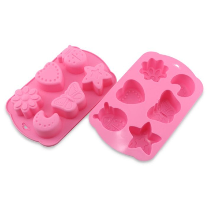Candy Making Molds, 2PCS YYP [6 Cavity Insect and Moon Shape Mold] Silicone Candy Molds for Home Baking - Reusable... N6