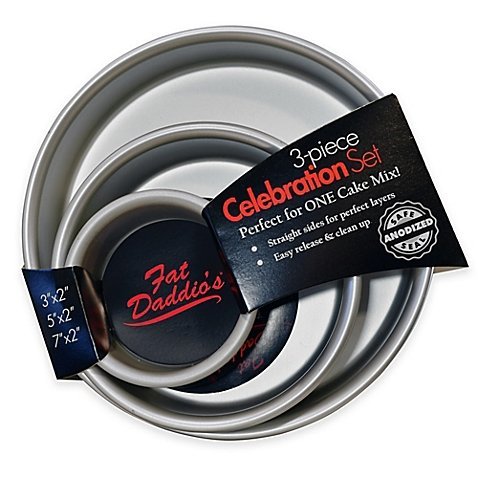 Fat Daddio's ProSeries Cake Pans (Set of 3) N2