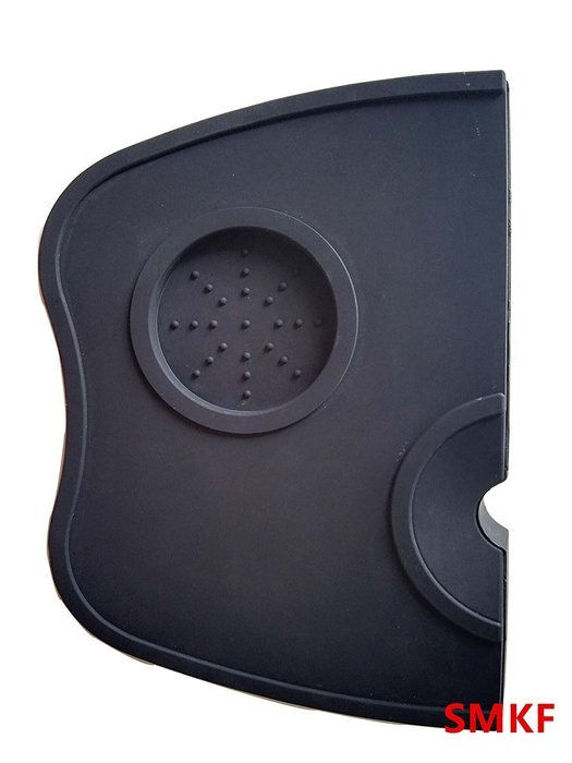 SMKF Espresso Tamping Mat Tamper Holder Dropped Edge Corner Silicone Non-Slip Barista N3