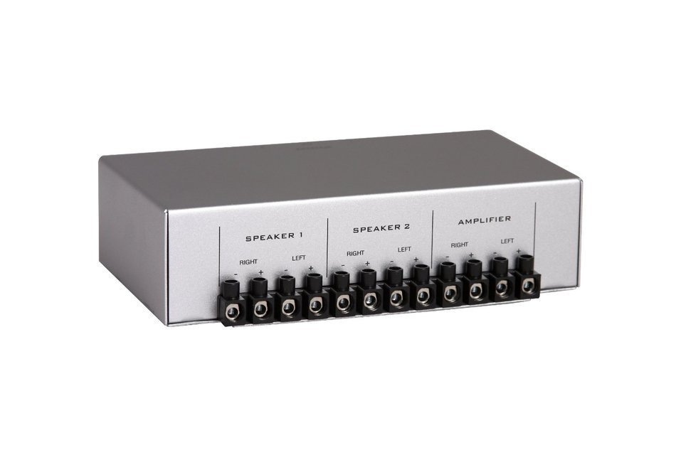 B-Tech BT12 2-Way Speaker Control (Screw Terminals) in Silver N2