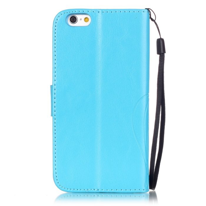iPhone 7 Case,PHEZEN Embossed Flower Butterfly PU Leather iPhone 7 Wallet Case [Magnetic Closure] [Credit Card... N30