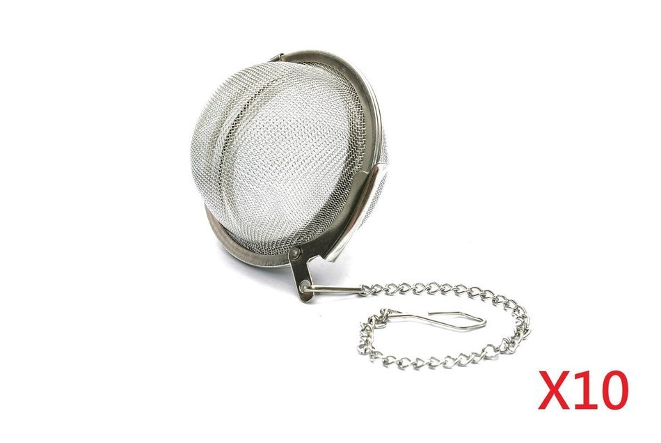 10 X Qzoxx Stainless Steel Mesh Tea Balls N6