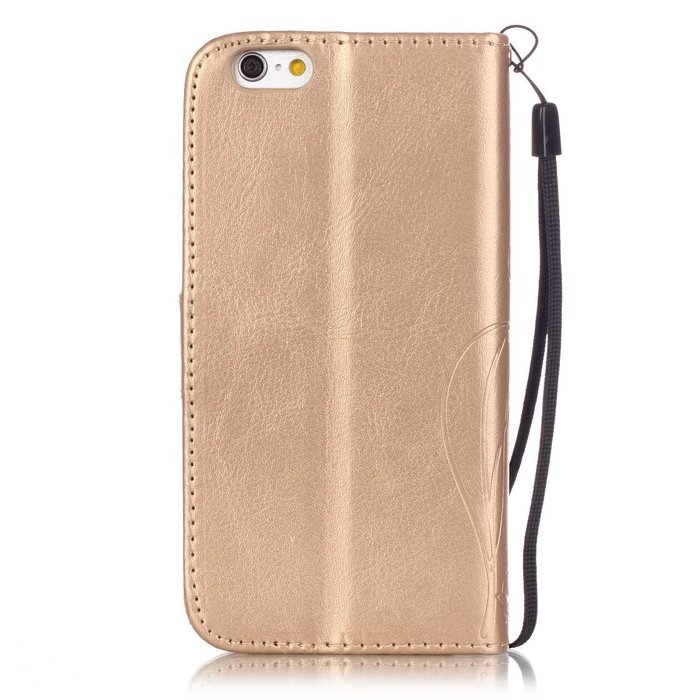 iPhone 7 Case,PHEZEN Embossed Flower Butterfly PU Leather iPhone 7 Wallet Case [Magnetic Closure] [Credit Card... N33