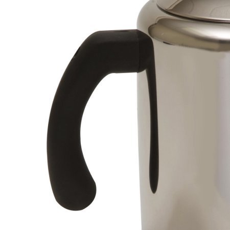8 Cup Percolator , Polished stainless steel for beauty and durability. N5