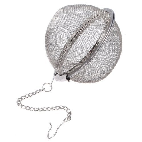 "S Stainless Steel Sphere Locking Tea Ball Strainer" shopping N4