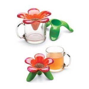 Koziol Audrey Tea Strainer Pink/White N3
