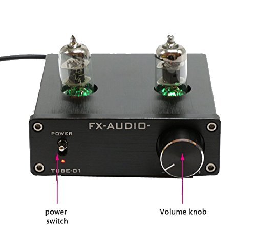 Top-cofrLD Mini aluminum alloy shell 6J1 Valve Vacuum Tube PreAmplifier Stereo HiFi Buffer Preamp N4