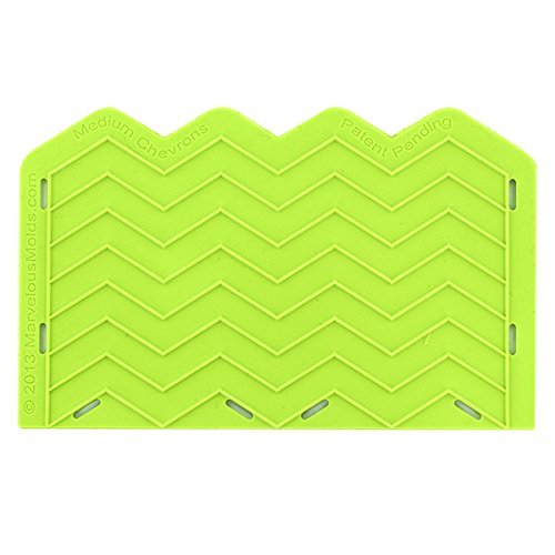 Medium Chevron Onlay Mold by Marvelous Molds