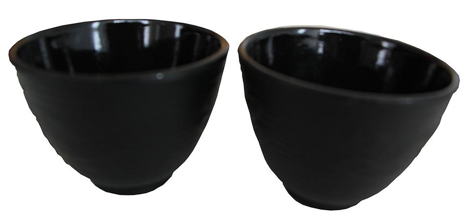 4 piece Cast Iron Tea Set Black 40 Ounce N4