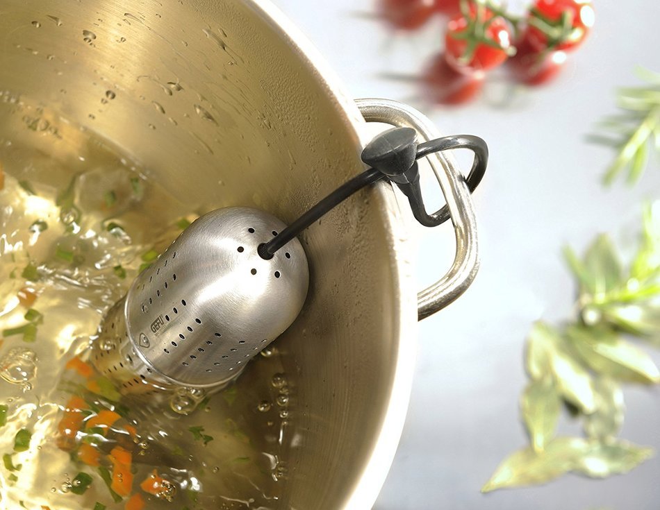Gefu GUSTO Adjustable Stainless Steel Tea & Spice Infuser / Strainer N3