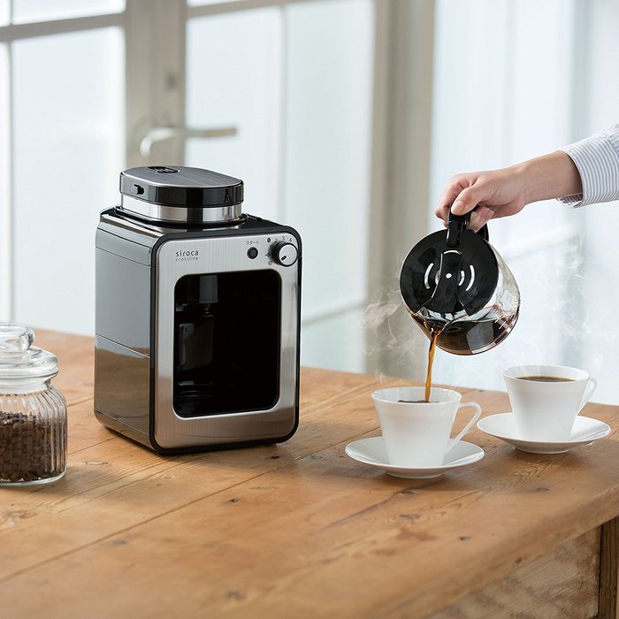 siroca crossline full automatic coffee maker Special set SC-A121SS-TMF (Silver) N4