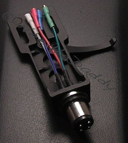 TURNTABLE RECORD PLAYER CARTRIDGE Head Shell fits Realistic LAB-300 black N2
