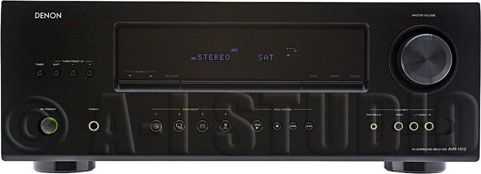 Denon AVR-1312 5.1 Channel AV Home Theater Receiver (Discontinued by Manufacturer)