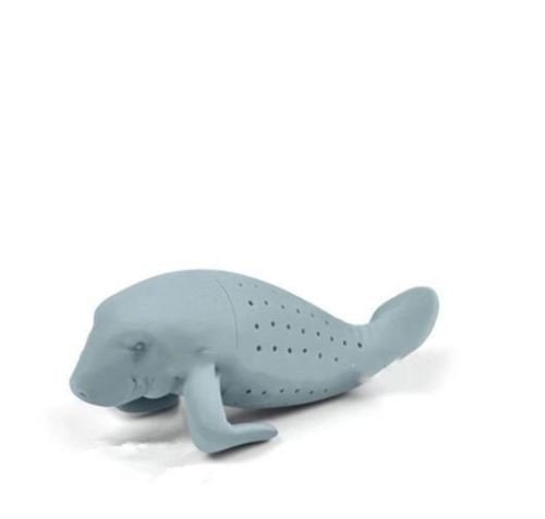 Manatee Infuser Silicone Loose Tea Leaf Strainer Herbal Spice Filter Diffuser N2