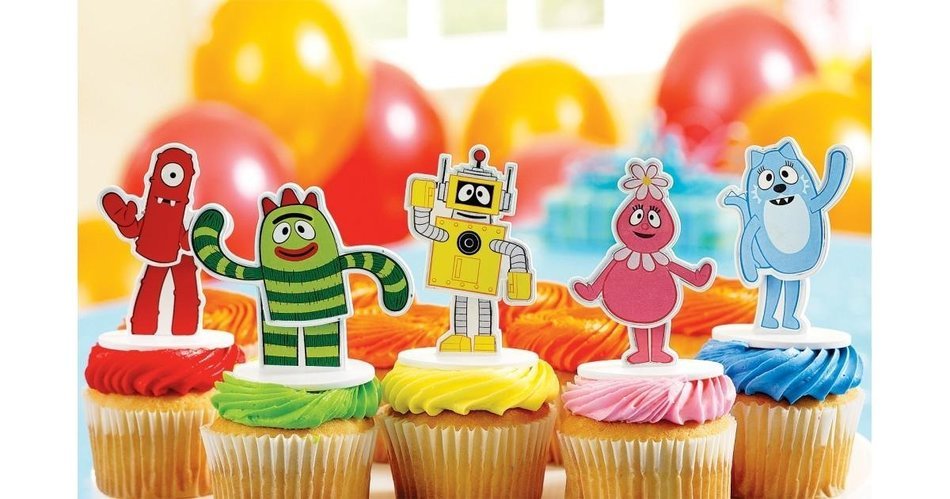 Yo Gabba Gabba Dance Party Cake Topper Set