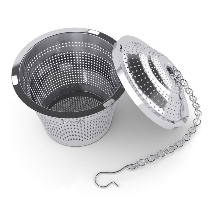 Schefs Premium Tea Infuser - Stainless Steel - Single Cup - Perfect Strainer for Loose Leaf Tea N6