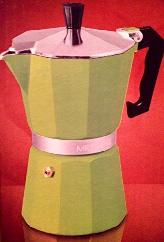 Mr. Coffee 6 Cup Espresso Maker for Stovetop (Colors Vary) N4