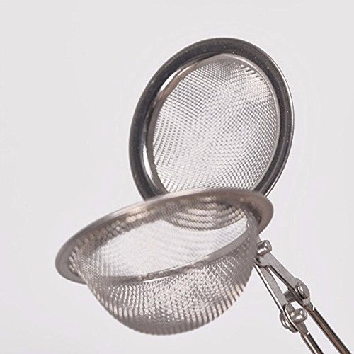 [1 pcs] Tea Strainer Tea Infuser Tea Filter Durable Stainless Steel Handle Stain less Steel Strainer. N5