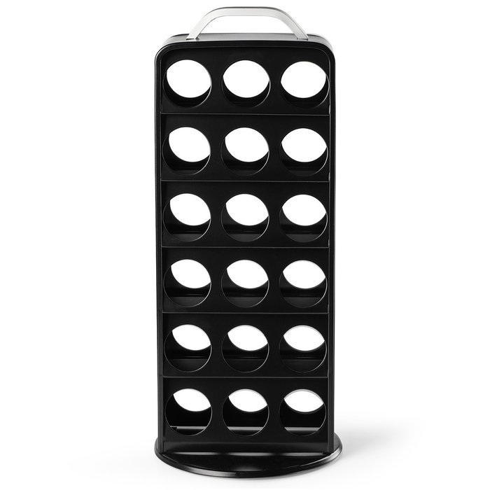 Coffee Pod Holder, Oak Leaf Keurig K Cup Holder Carousel Tower Storage Display Rack Holds 24 K-cup Packs N6