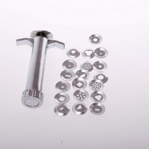 19 Heads Sugarcraft Clay Gun Craft Cake Decorating Pastry Baking Supplies Molds N5