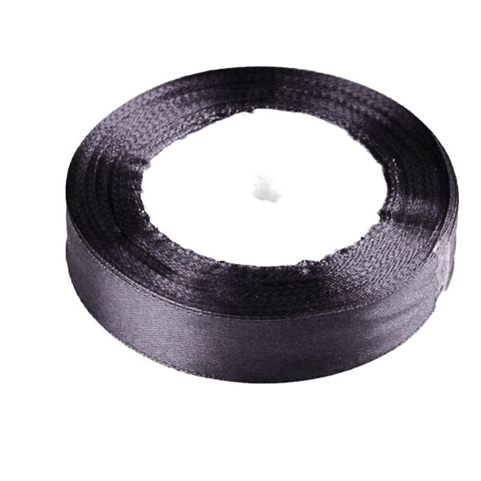25 yards/roll 6mm Single Face Satin Ribbon Decor Gift Packing Christmas Ribbons-Dark Green N12