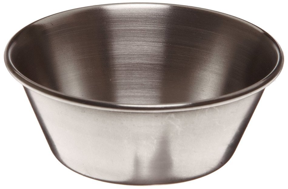 Adcraft OYC-1/PKG Stainless Steel Sauce Cup, 1-1/2-oz. Capacity (3 Pack of 12) N2