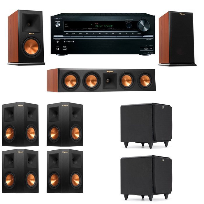 Klipsch RP-160M-CH Monitor Speaker 7.2 SDS12 Onkyo TX-NR646