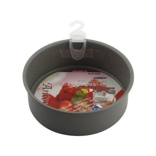 Parukinzoku Antenoa Teflon select processing decoration cake baked type 14cm - Made in Japan D-3528 N3