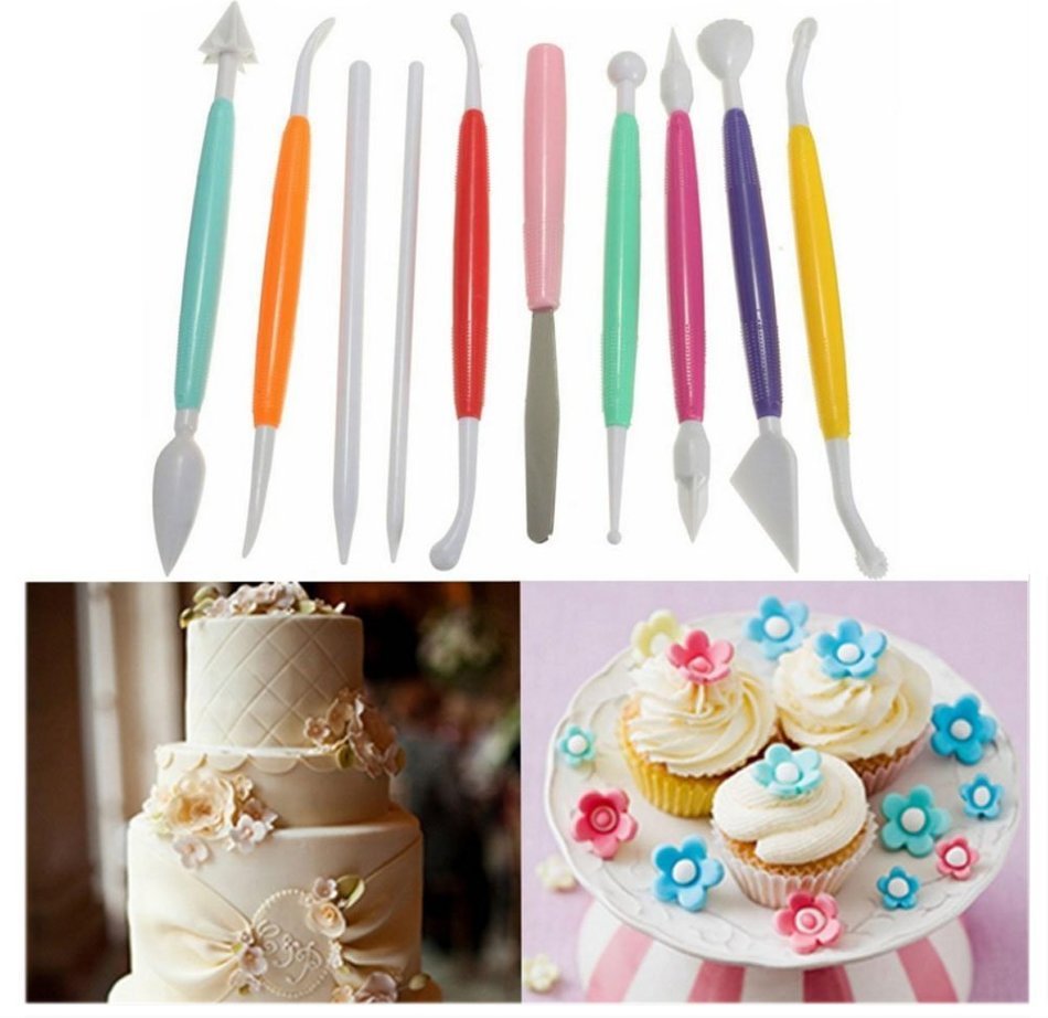 Lesirit Christmas Cake Decorating Pen Tool Kit (Blue) N16