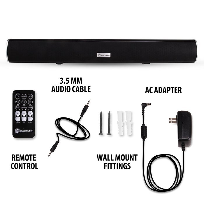 GOgroove 2.1 Channel Bluetooth Home Theater Sound Bar Speaker with High Definition Streaming, Optical and Analog... N8