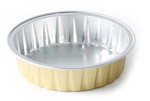KEISEN 3 2/5" mini Disposable Aluminum Foil Cups 80ml for Muffin Cupcake Baking Bake Utility Ramekin Cup 100/PK