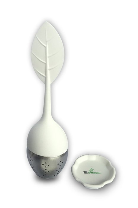 Tea Commission Tea Infuser Set of 6, Steeper Strainer Silicone & Stainless Steel Mesh Basket (Rainbow) for Loose... N23