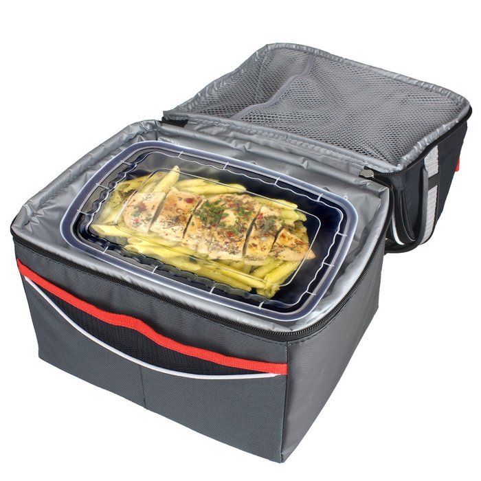 Freshware 20-Pack 7-Inch Round Bento Lunch Boxes with Lids - Stackable, Reusable, Microwave, Dishwasher & Freezer... N17