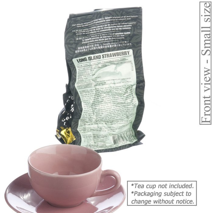 Metropolitan Tea 60 Count Classic Teabags, Long Island Strawberry N5