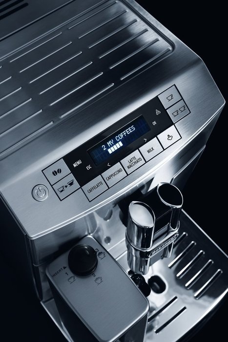 Delonghi Prima Donna Stainless Steel Super Automatic Beverage Machine - Silver N2