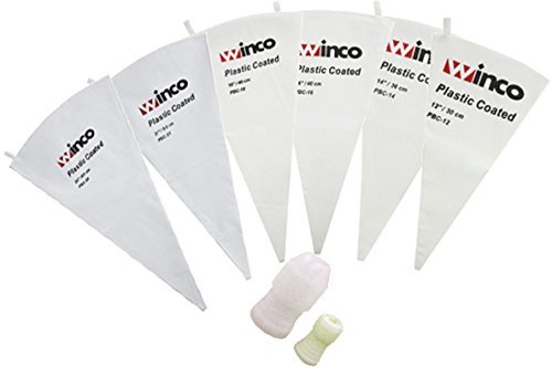 Culinary Depot Pastry bag Set of 6 cake/cupcake Decorating Pastry Bags of 12&rdquo;, 14&rdquo;, 16&rdquo;, 18&rdquo;, 21&rdquo;, 24&rdquo; inches... N6