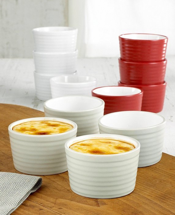 Emeril Professional Set of Four Ramekins, Adobe Clay